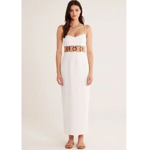 Free People Rumer Bridget Ring Maxi Linen Dress Small NWT